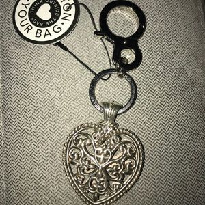 Brighton Florence Heart Handbag Fob (Keyring)